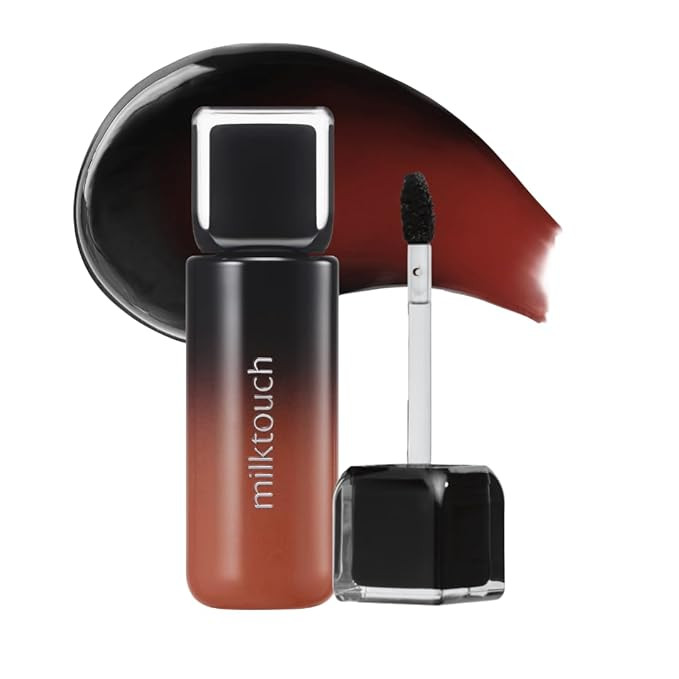 MILKTOUCH Black Peel Off Lip Tattoo - Long-Lasting Matte Lip, Waterproof & Transfer-Proof, Highly... | Amazon (US)
