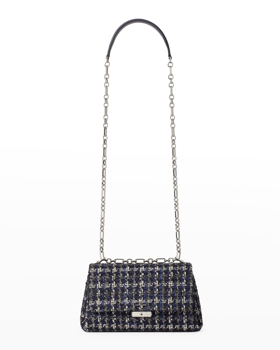 kate spade new york carlyle tweed chain shoulder bag | Neiman Marcus
