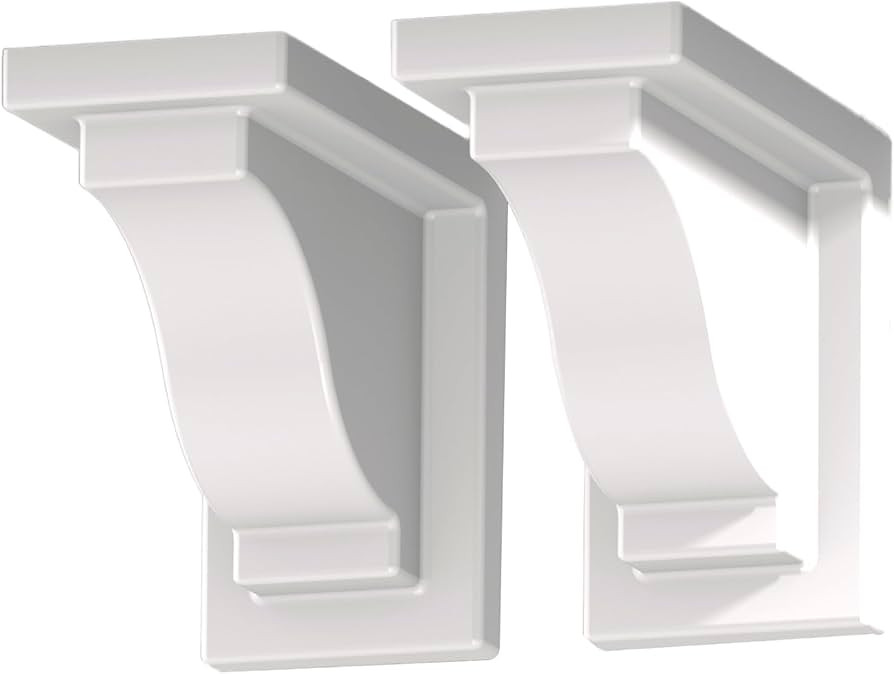 Mayne 4821-W Yorkshire Decorative Brackets, 8.3x4.3, White (Only fits model numbers: 4822-W, 4823... | Amazon (US)