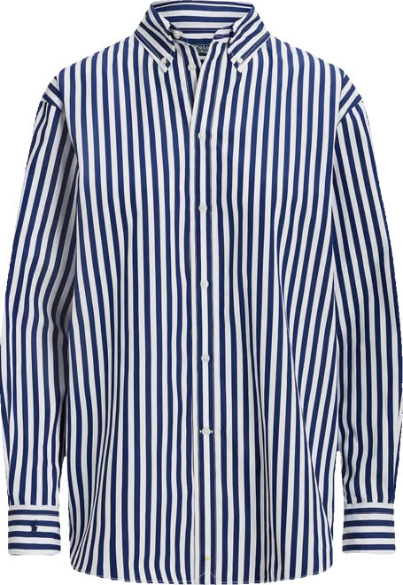 Ralph Lauren Striped Long Sleeve Cotton Shirt  | Bloomingdale's Women | Bloomingdale's (US)