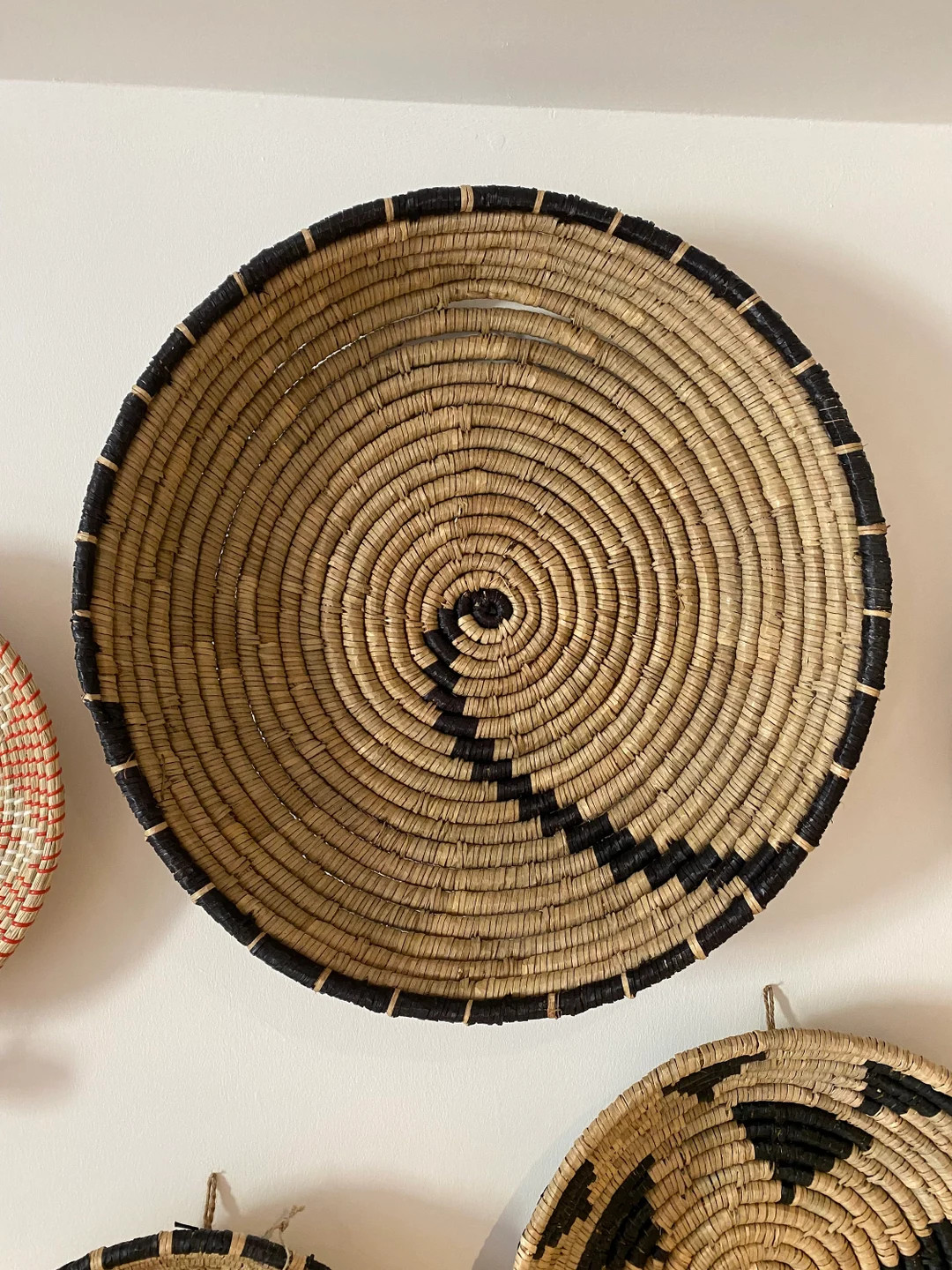 A Giant Wall Basket. Large Wall Decor. Boho Wall Decor. Wicker Wall Decor. Wall Hanging Basket. M... | Etsy (US)