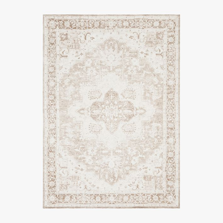 Ellington Washable Rug - Oat | Pottery Barn Teen