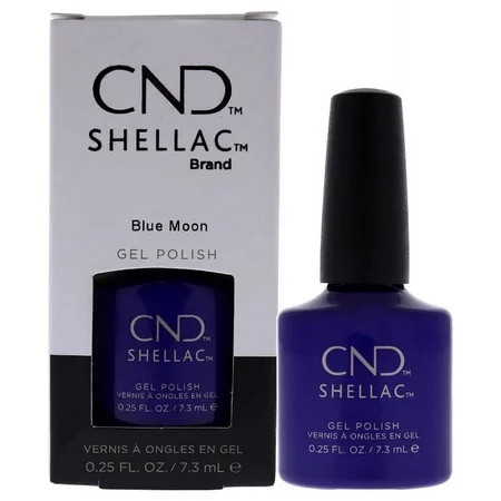CND Shellac Nail Color - Blue Moon Nail Polish 0.25 oz | Walmart (US)