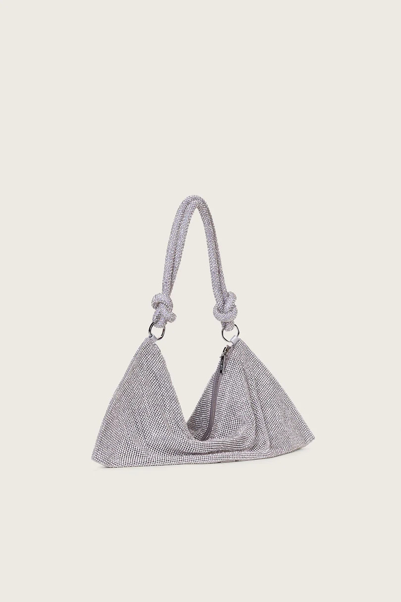 HERA MINI RHINESTONE SHOULDER BAG - CLEAR | Cult Gaia - US