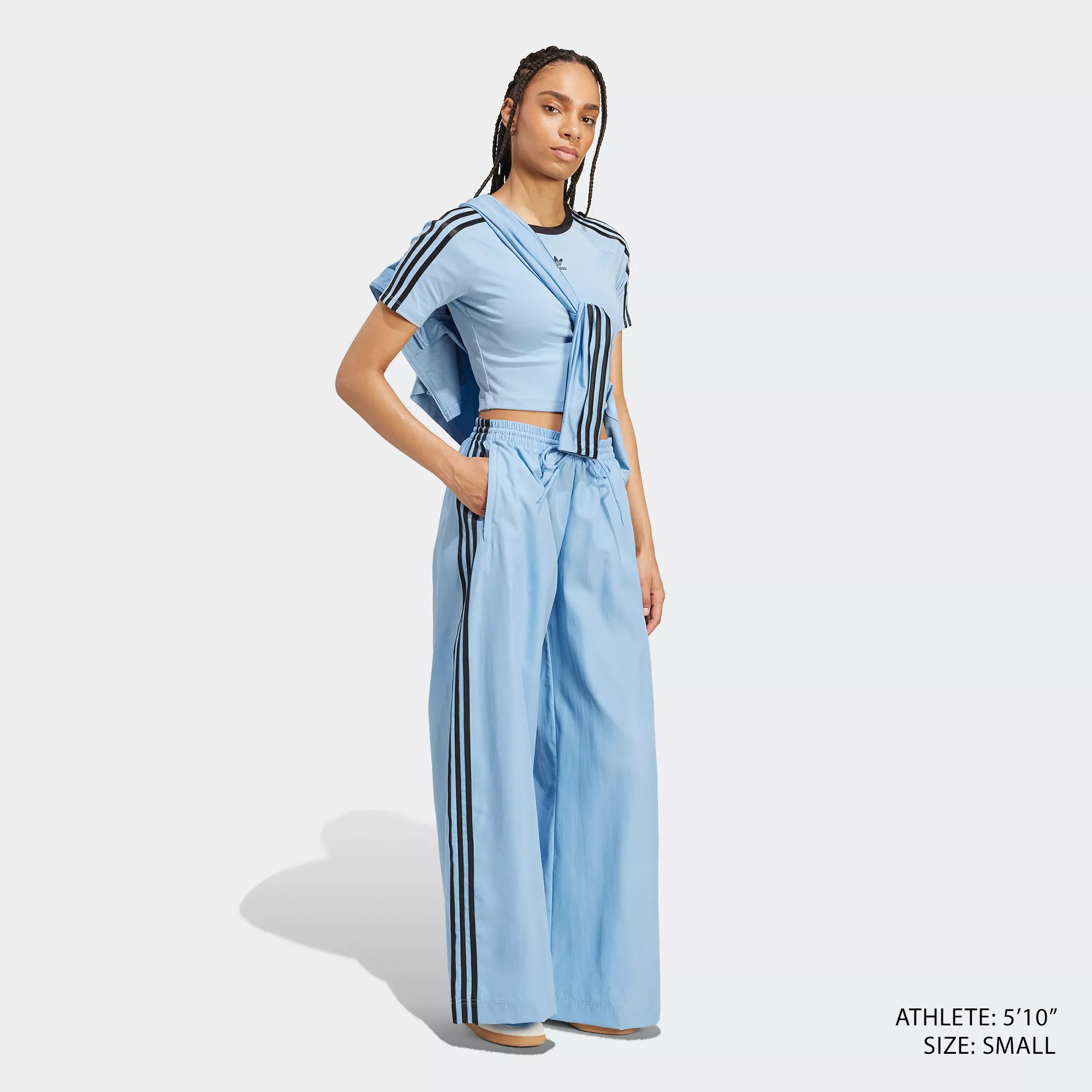 adidas Originals Women's Adilenium Trackpants, Large, Ash Blue | DICK'S Sporting Goods
