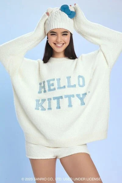 Hello Kitty Embroidered Sweater | Forever 21 | Forever 21 (US)