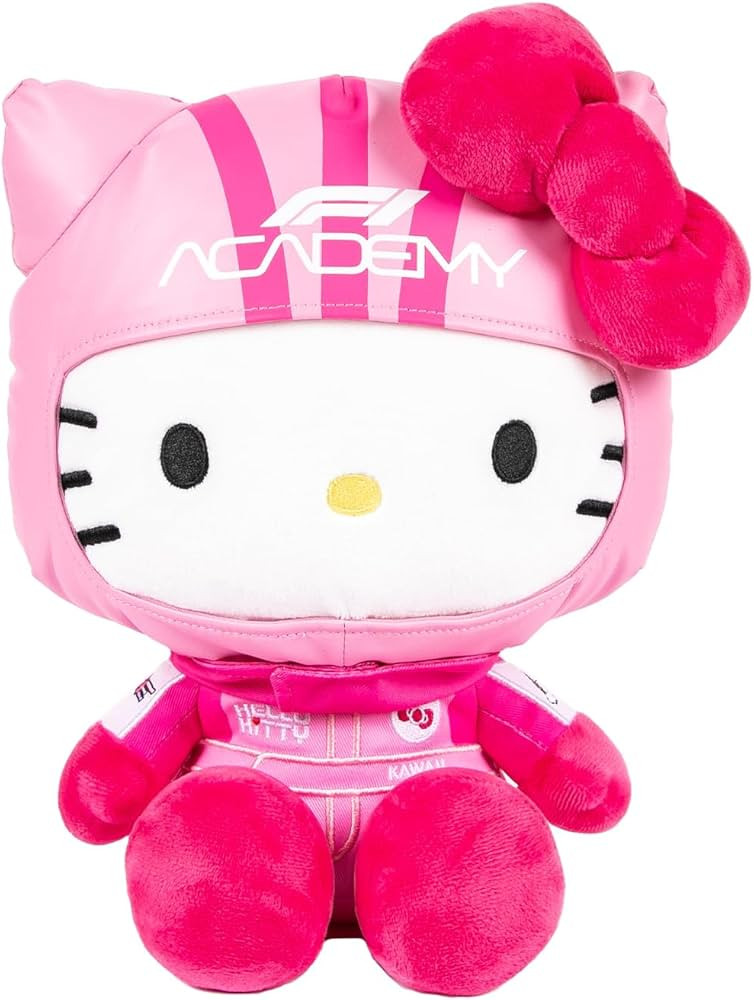 F1A x Hello Kitty Unisex Racing Plush Stuffed Animal, Pink, One Size | Amazon (US)