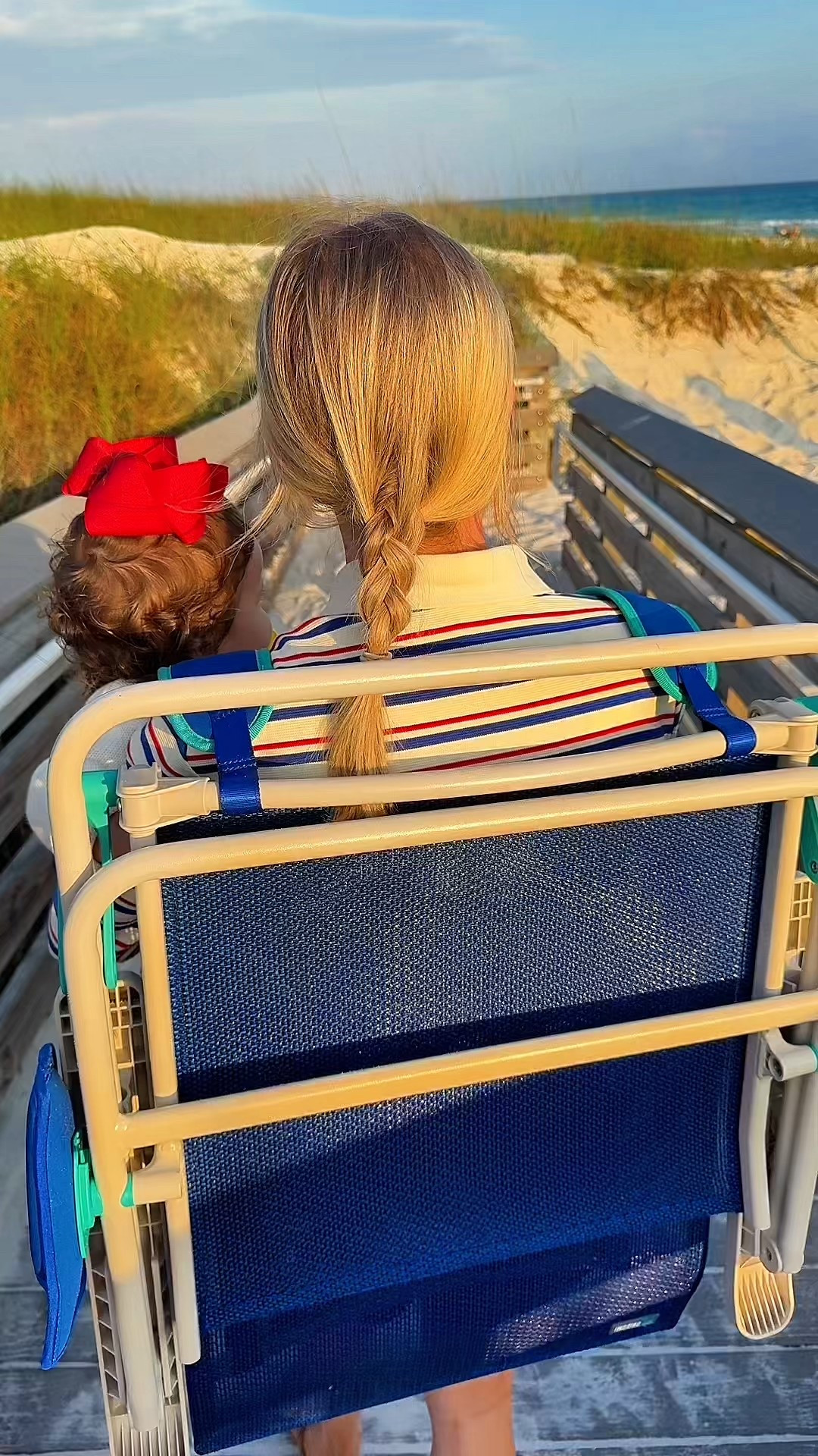 Catch the sunset with us. ☀️ Using our @Shibumi beach chairs to enjoy comfortably. 🔗 On my @LTK! Code TaylorP takes 10% off $100 5/2-5/16 🐚🦀🌊

#LTKFamily #LTKSeasonal #LTKTravel