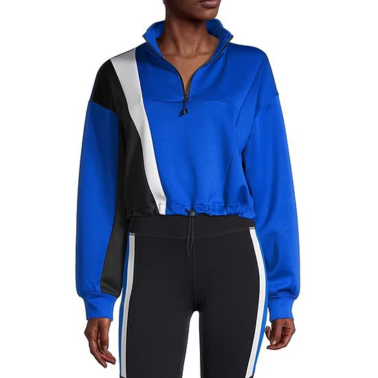 Sports Illustrated Womens Long Sleeve Quarter-Zip Pullover | JCPenney