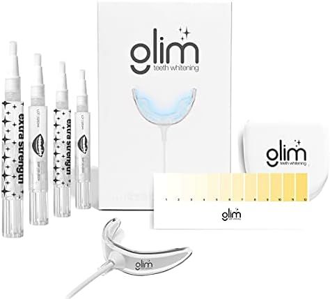 Glim Teeth Whitener 36 LED USB Teeth Whitening Kit for Sensitive Teeth, Enamel Safe, Dentist Appr... | Amazon (US)