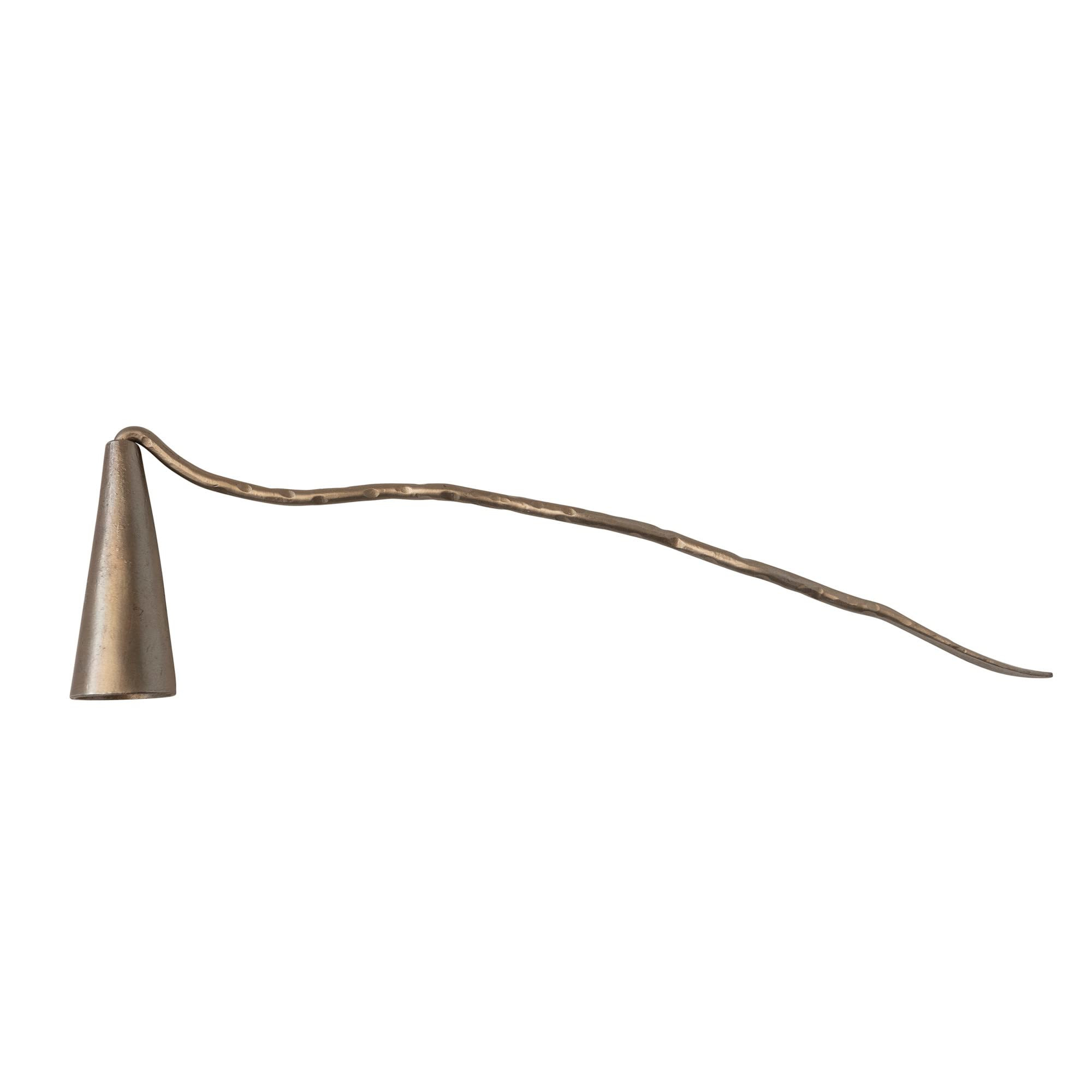 Creative Co-Op Modern Cast Iron Candle Snuffer, Antique Gold Finish | Amazon (US)