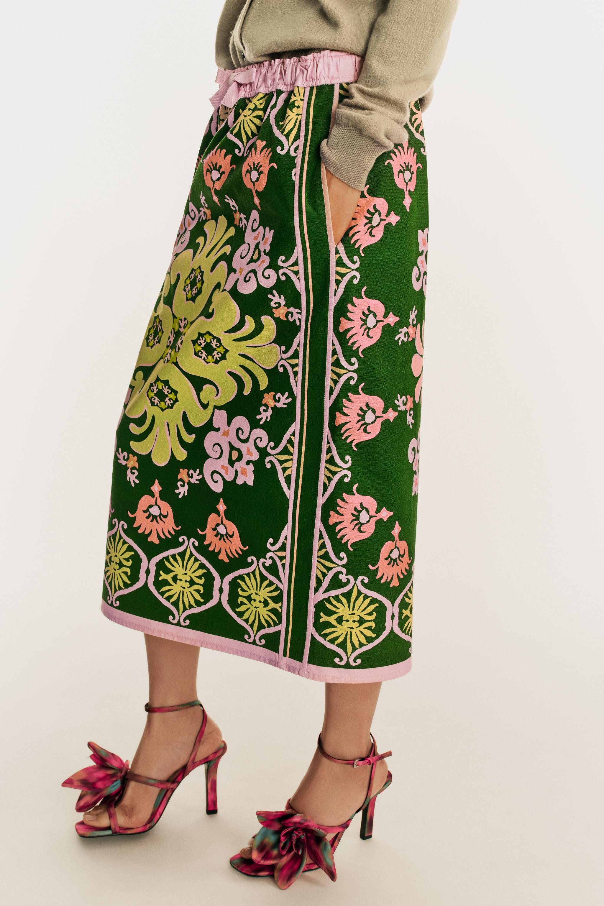 LIMITED EDITION PRINTED MULE HEELS | Zara US