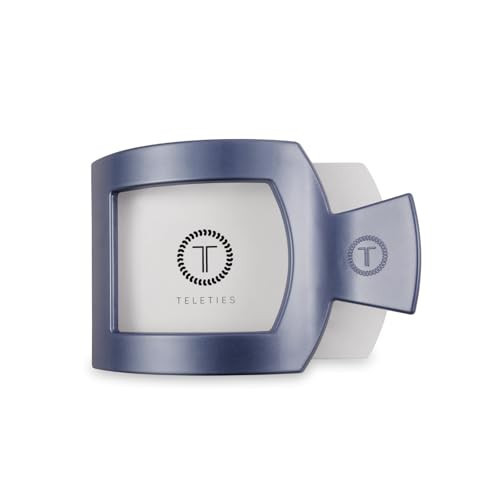 TELETIES - Large Flat Square Clip - For Lying Down, Yoga, Driving & More - Strong Grip, Bendable Teeth, Comfortable Curved Design - Ideal for Thick Hair - Spring Collection - Hampton Bay | Amazon (US)