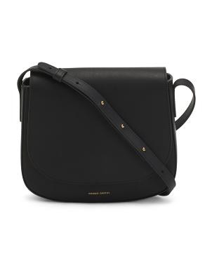 Made In Italy Leather Classic Crossbody | TJ Maxx