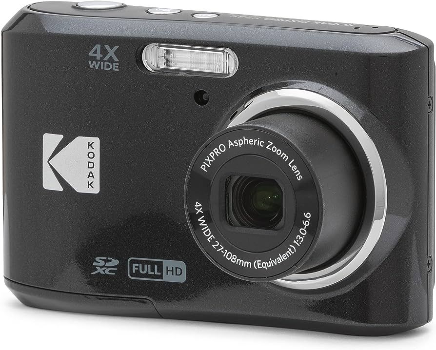 KODAK PIXPRO FZ45-BK 16MP Digital Camera 4X Optical Zoom 27mm Wide Angle 1080P Full HD Video 2.7"... | Amazon (US)