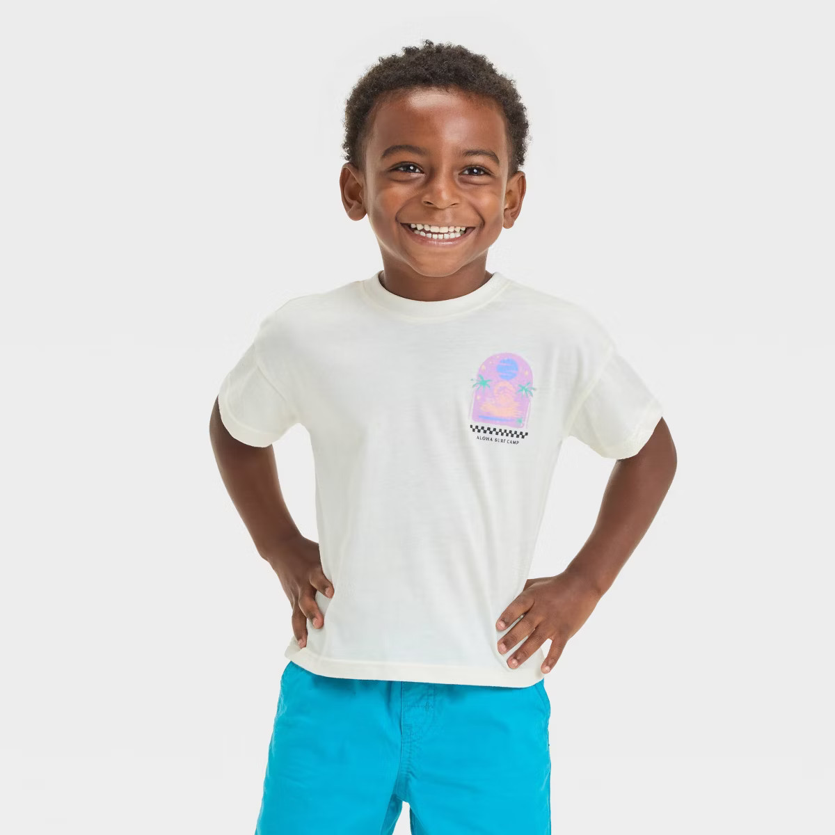 Grayson Mini Toddler Boys' Short Sleeve T-Shirt - Kindness White Ground 4T | Target