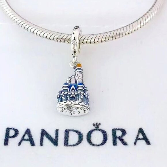 Walt World 50th Anniversary Fantasyland Castle Bracelet,Sterling Silver | Poshmark
