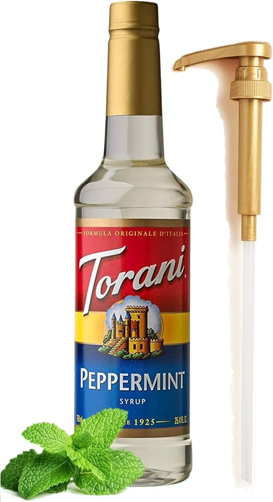 Torani Peppermint Syrup for Coffee 25.4 Ounces Coffee Syrups and Flavors with Fresh Finest Syrup ... | Amazon (US)