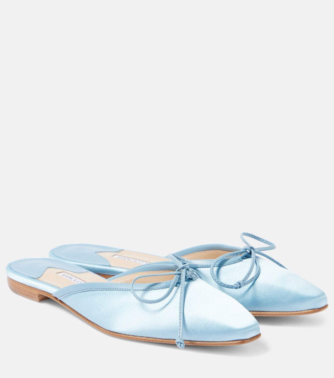 Ballerimu 10 satin mules | Mytheresa (UK)