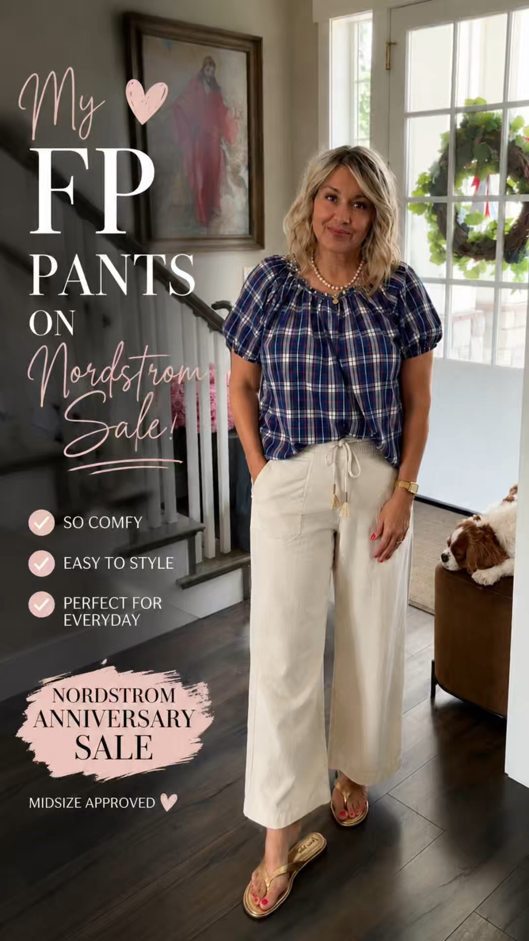These Free People pants had me at comfort! 🤍
I picked them up during the Nordstrom Anniversary Sale, and they are every bit as good as everyone says. Lightweight, flattering, and so easy to style—these are the kind of pants you’ll reach for on repeat.
I’m wearing a size (Lg) that gives me a relaxed fit, and I love how they pair with everything from a simple tee to a feminine blouse. If you’re looking for an effortless summer staple, don’t wait too long—these are going fast!

Free People pants, Nordstrom Anniversary Sale, midsize fashion over 50, women over 50 style, wide leg pants, comfortable summer outfits, Nordstrom finds, midsize outfit ideas, casual chic style, flattering pants for women, Free People clothing, everyday fashion for women over 50