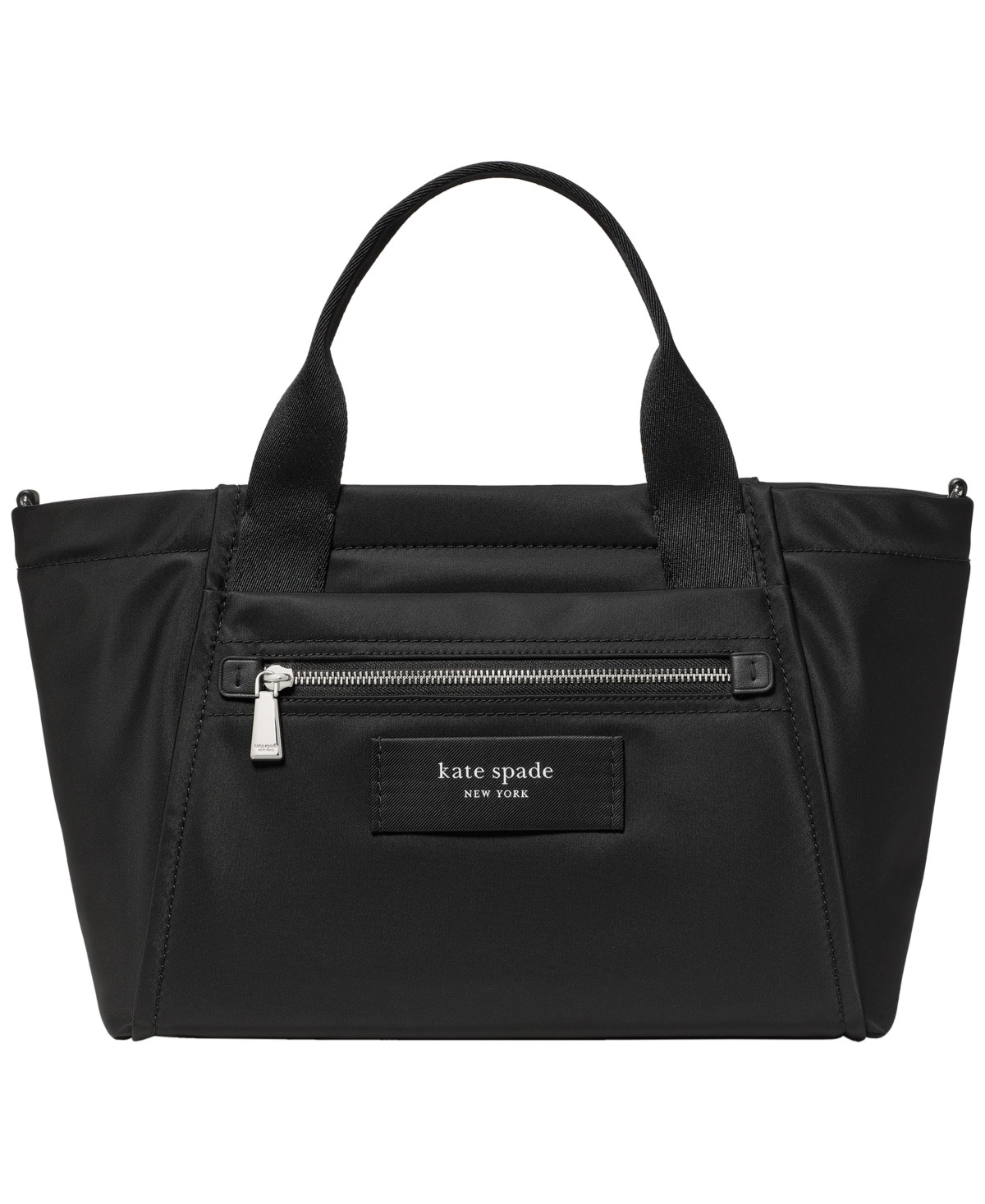 kate spade new york Dash Extra-Large Nylon Tote in black, travel tote sold new at Macy's