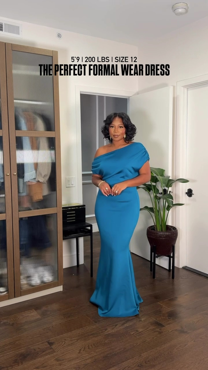 Love this beautiful evening gown. I am 5’9 | 200 lbs wearing a size large but could also do medium for extra snatch!!

#LTKTall #LTKSeasonal #LTKootd
