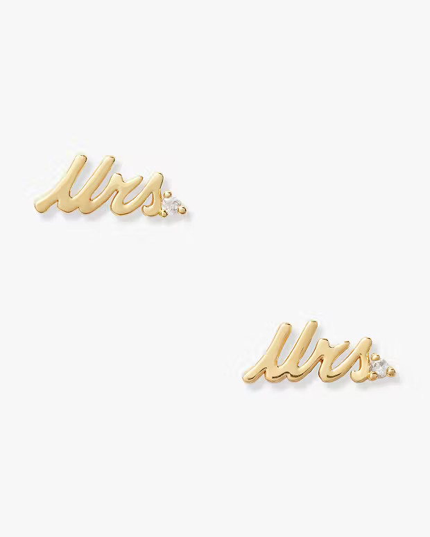 Say Yes Mrs Studs | Kate Spade (US)