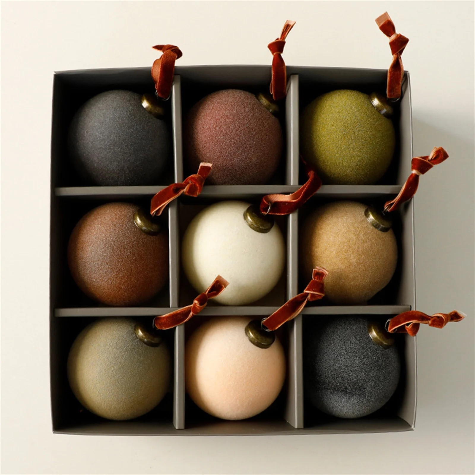 Christmas Tree Hanging Ornaments Velvet Christmas Ornaments Balls for Christmas Tree Decoration, ... | Walmart (US)