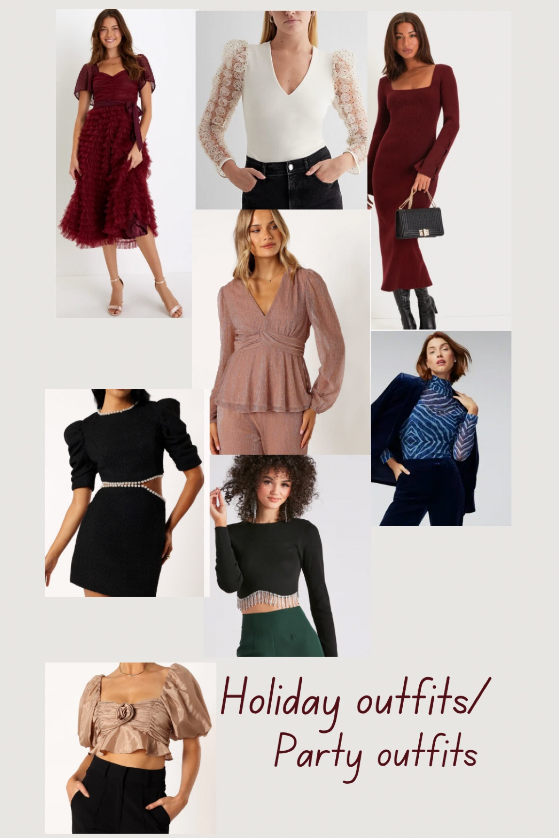 Holiday/Party outfits 
#ltkgiftguide #ltkseasonal #ltkfindsunder100 #ltkstyletip #ltkfindsunder50

#LTKparties #LTKHoliday #LTKsalealert