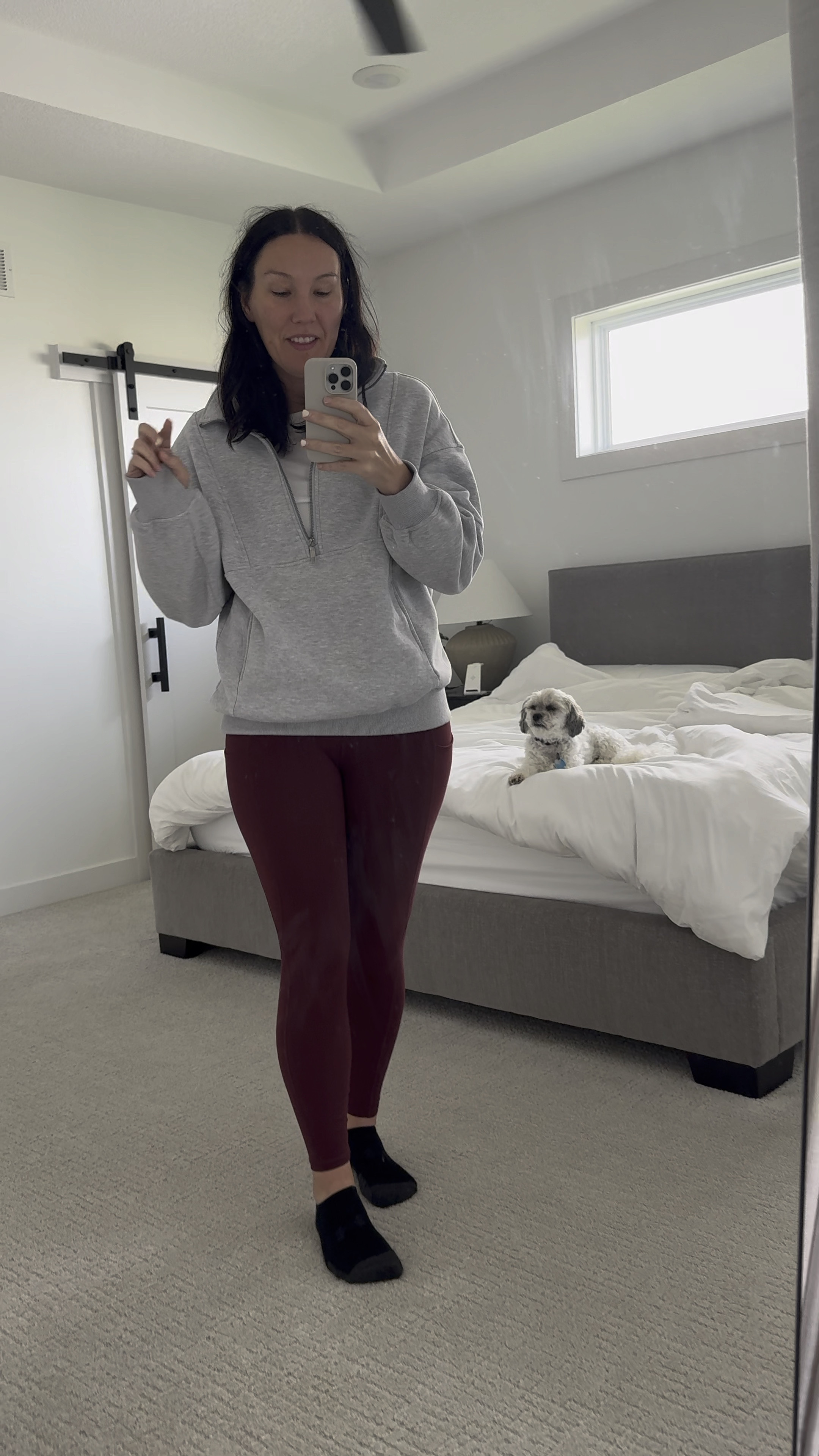 Amazon half zip sweatshirt on sale. At the time of posting it’s 35% off plus additional 30% coupon making it under $21 at checkout! I have in the grey, white and black. I am wearing a medium which is my normal size.

#LTKVideo #LTKSaleAlert #LTKFindsUnder50
