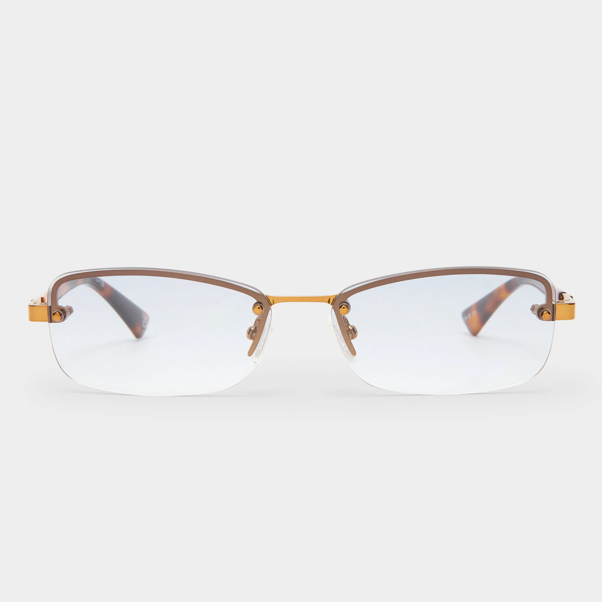 ENIGMATIC ANTIQUE GOLD DARK TORT | Le Specs (US)
