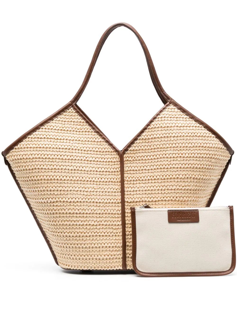 woven-wicker design tote bag | Farfetch Global