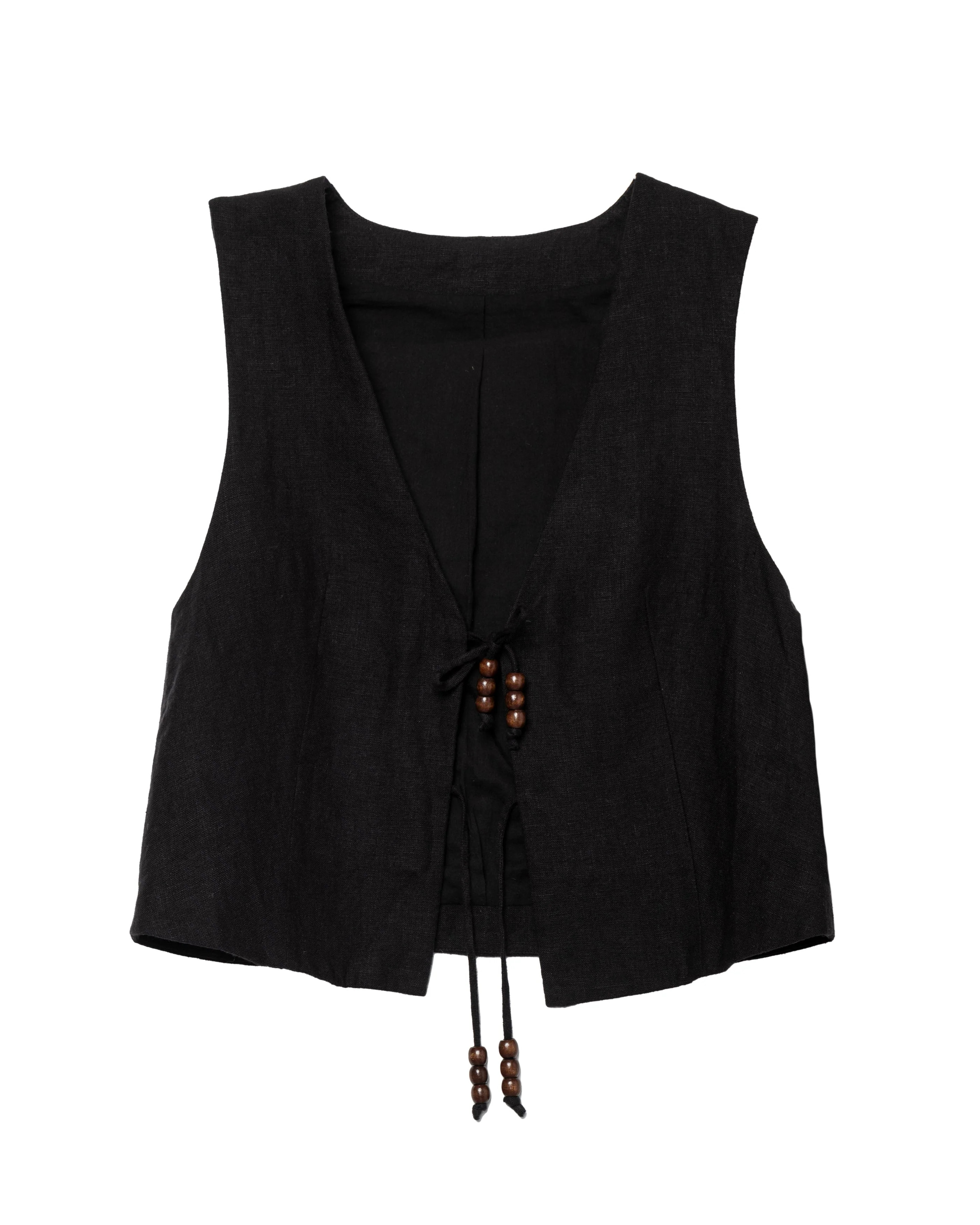 Isla Linen Vest by Desert Queen | Support HerStory