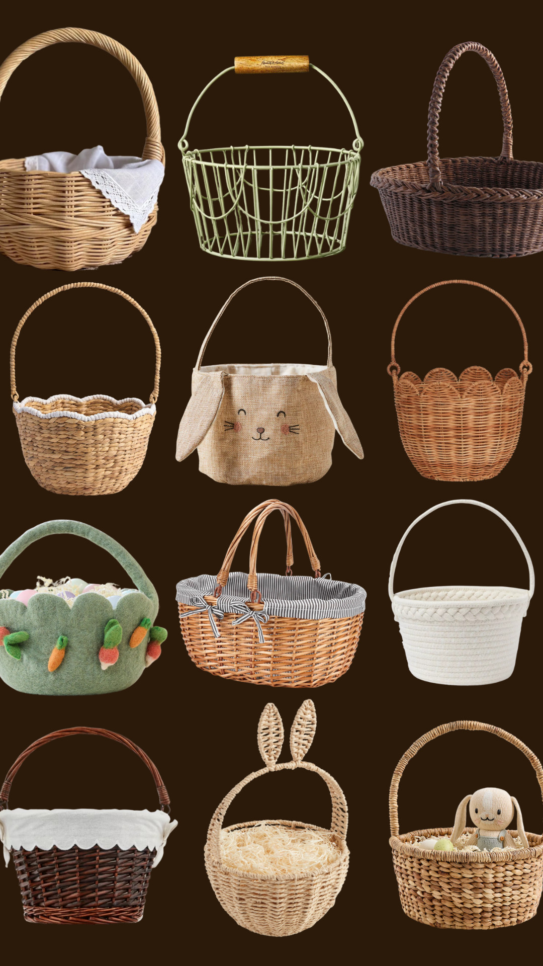 An Easter basket for everyone! 🐣 🧺 From budget friendly to handmade options you'll leave out all year long... they're all beautiful and linked above! 

 

#LTKFamily #LTKSeasonal #LTKKids