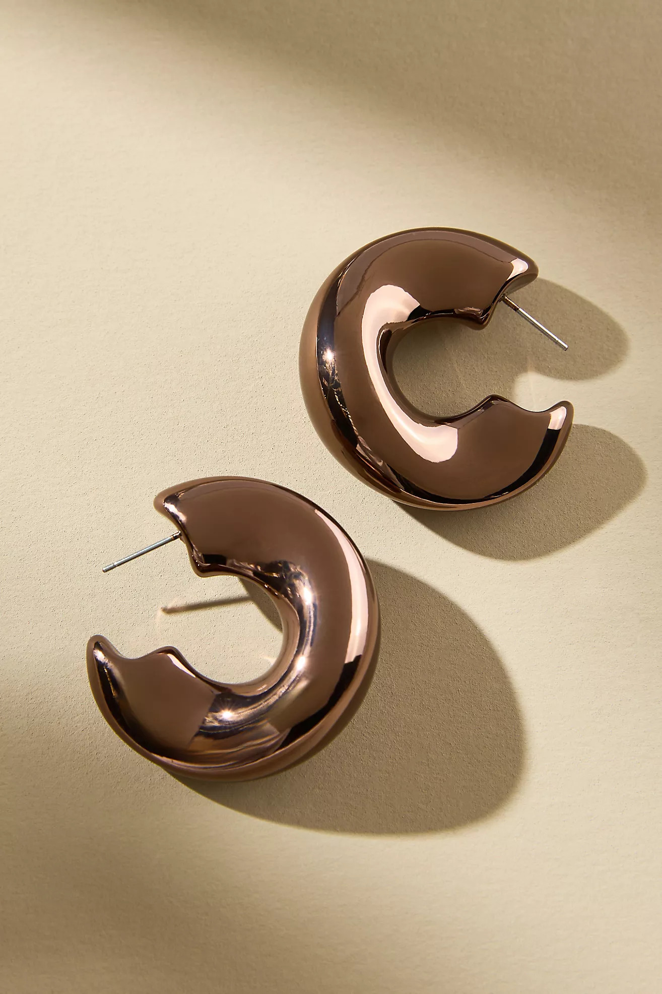 Large Mod Hoop Earrings | Anthropologie (US)