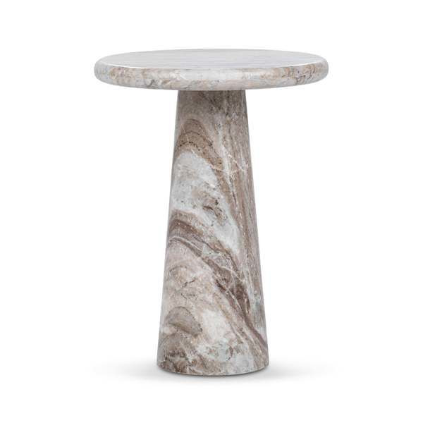 Huxley Marble Round Accent Table | Scout & Nimble