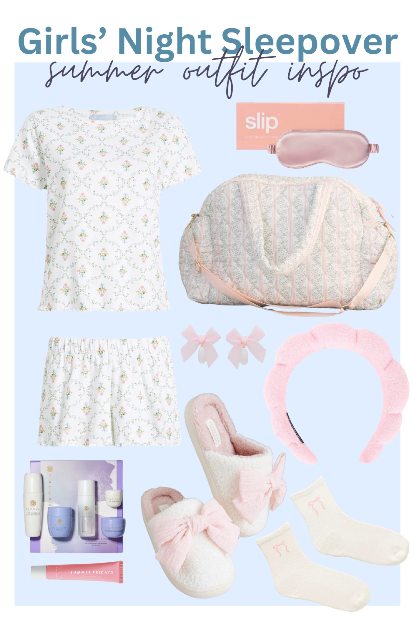 Slumber party sleepover girls night pajama bachelorette trip birthday party girls night outfit inspo 

#LTKStyleTip #LTKGiftGuide #LTKFindsUnder50