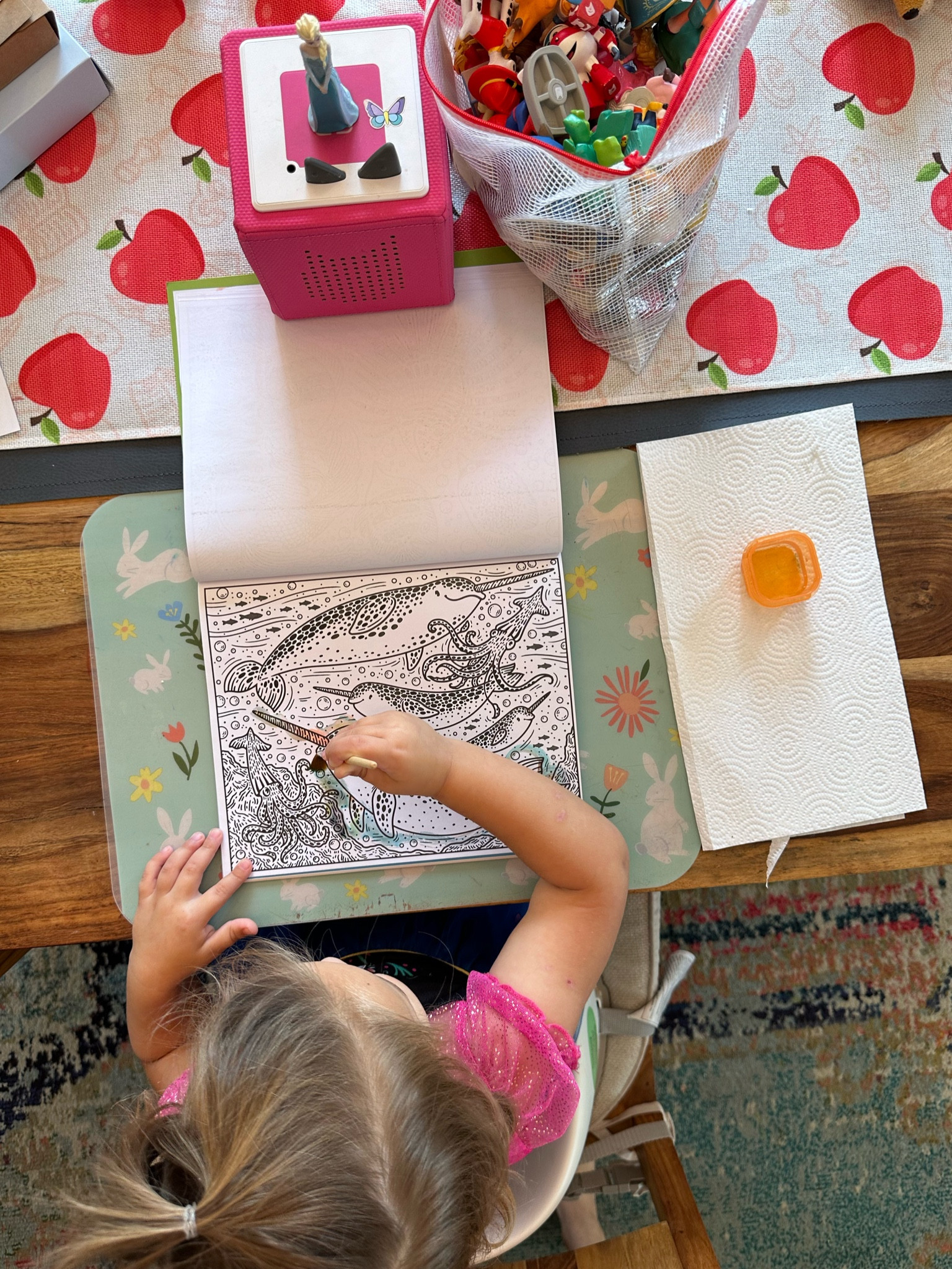 Quiet time activities for toddlers. Toniebox and magic paint with water  

#LTKFamily #LTKKids