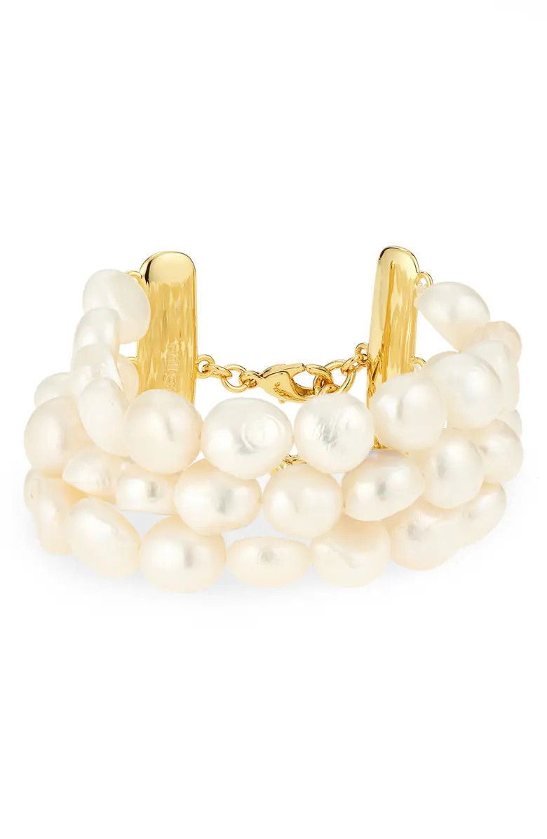 Nora Freshwater Pearl Layered Bracelet | Nordstrom