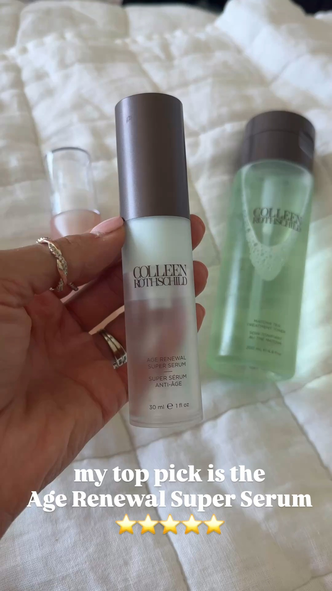 25% off today!! ⭐️⭐️⭐️Colleen Rothschild's award-winning AGE RENEWAL SUPER SERUM addresses all 6 signs of aging in 1 super-powered serum