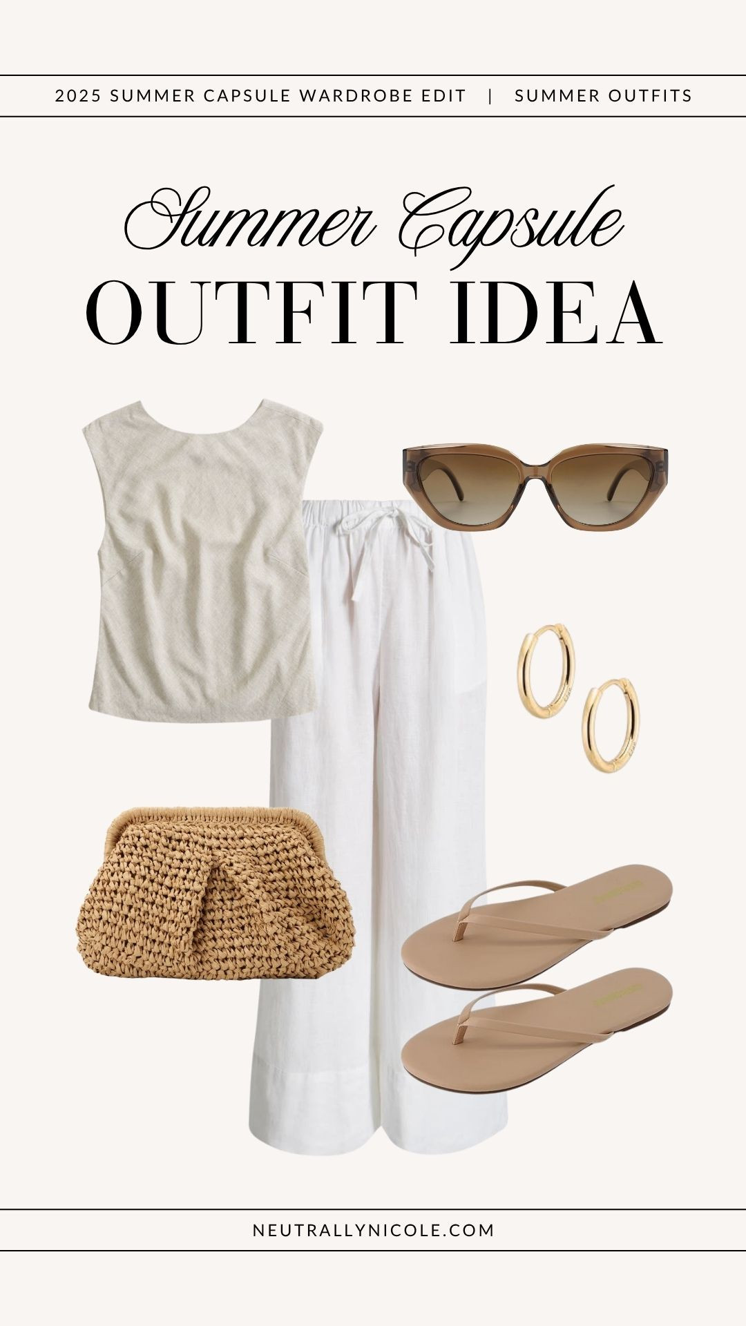 Summer capsule outfit idea | summer outfit, summer outfits, 2025 summer capsule wardrobe, summer capsule outfits, summer staples, summer wardrobe staples, summer closet staples, summer closet essentials, summer essentials, summer basics, summer style, 2025 summer fashion trends, summer bag, summer shoes, summer sandals, summer neutrals, summer 2025, neutral outfit, neutral outfits, minimalist outfit, minimalist outfits, minimalist fashion
 

 

#LTKSeasonal #LTKSaleAlert #LTKPetite #LTKFindsUnder50 #LTKFindsUnder100 #LTKStyleTip #LTKTravel #LTKShoeCrush #LTKItBag