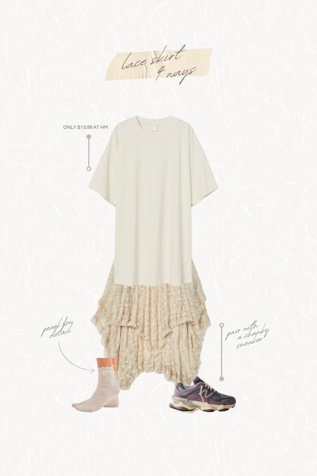 Lace skirt inspo 🤍

#LTKfindsunder50 #LTKfindsunder100 #LTKstyletip