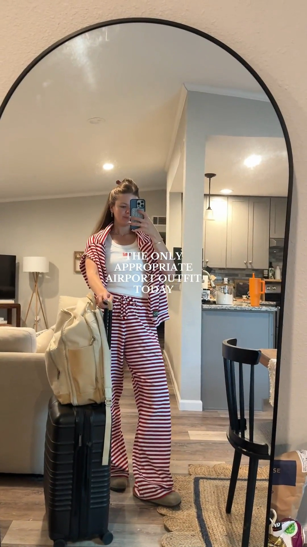 What I wore to the airport! Luggage and matching set linked! Airport outfit, luggage, matching set, Daily Drills, travel outfit, vacation outfit, California, baggage, carry-on, backpack, Beis 

 

#LTKSeasonal #LTKStyleTip #LTKTravel