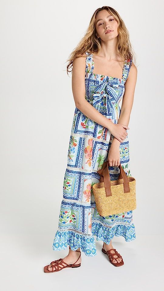 Tropical Tiles Maxi Dress | Shopbop