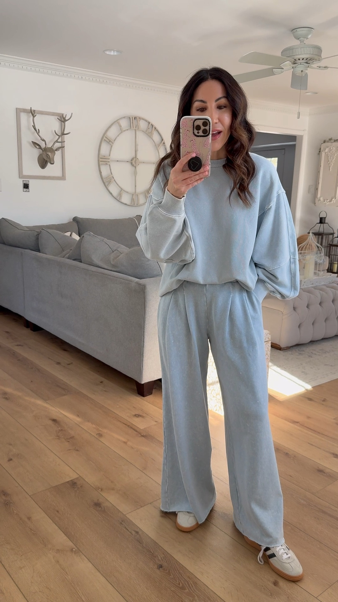 Small short pants. Sweatshirt XS. Aerie outfit. Sneakers size down.



#LTKSaleAlert #LTKOver40 #LTKPetite