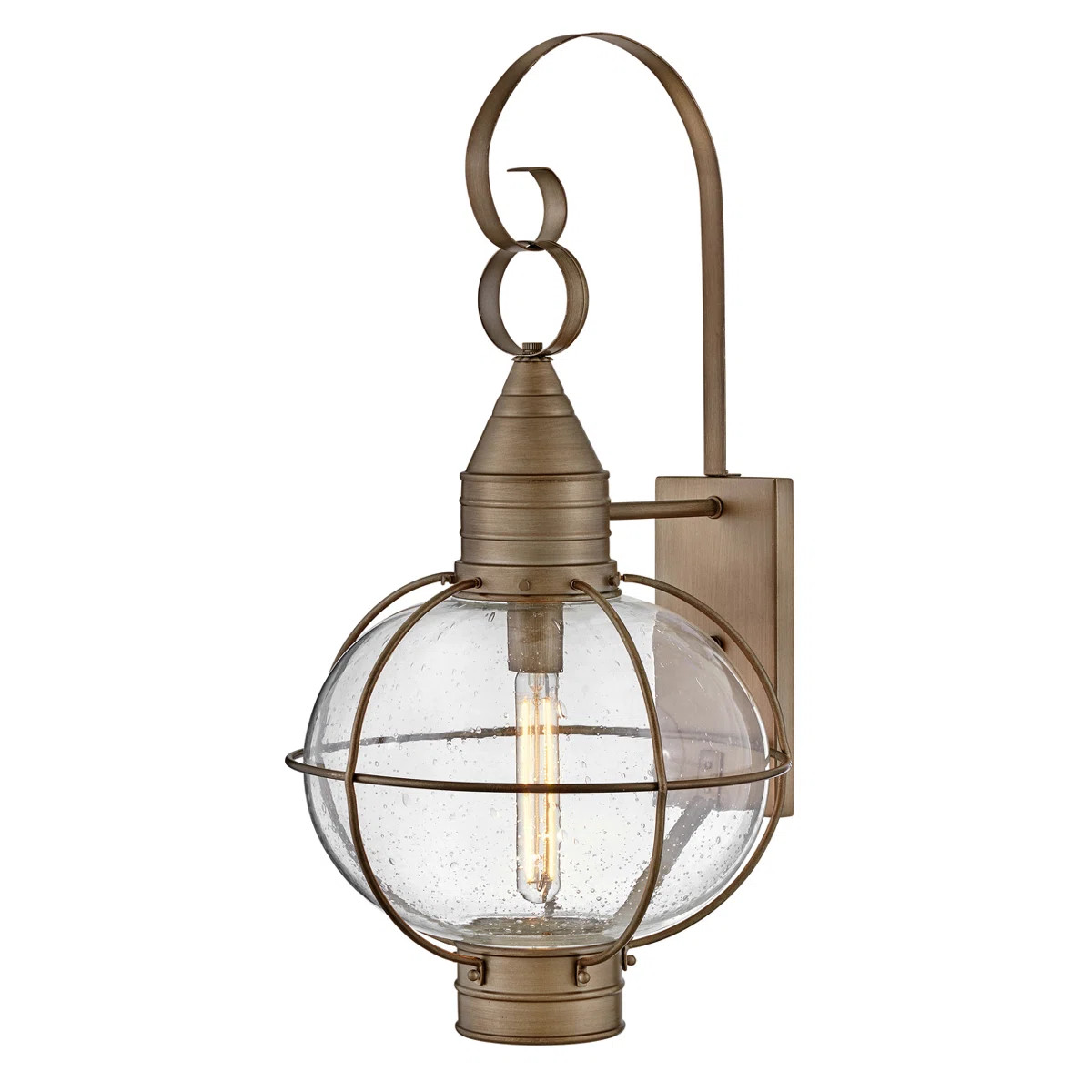 Cape Cod 13.5-in Outdoor Wall Mount Onion Lantern | Wayfair North America