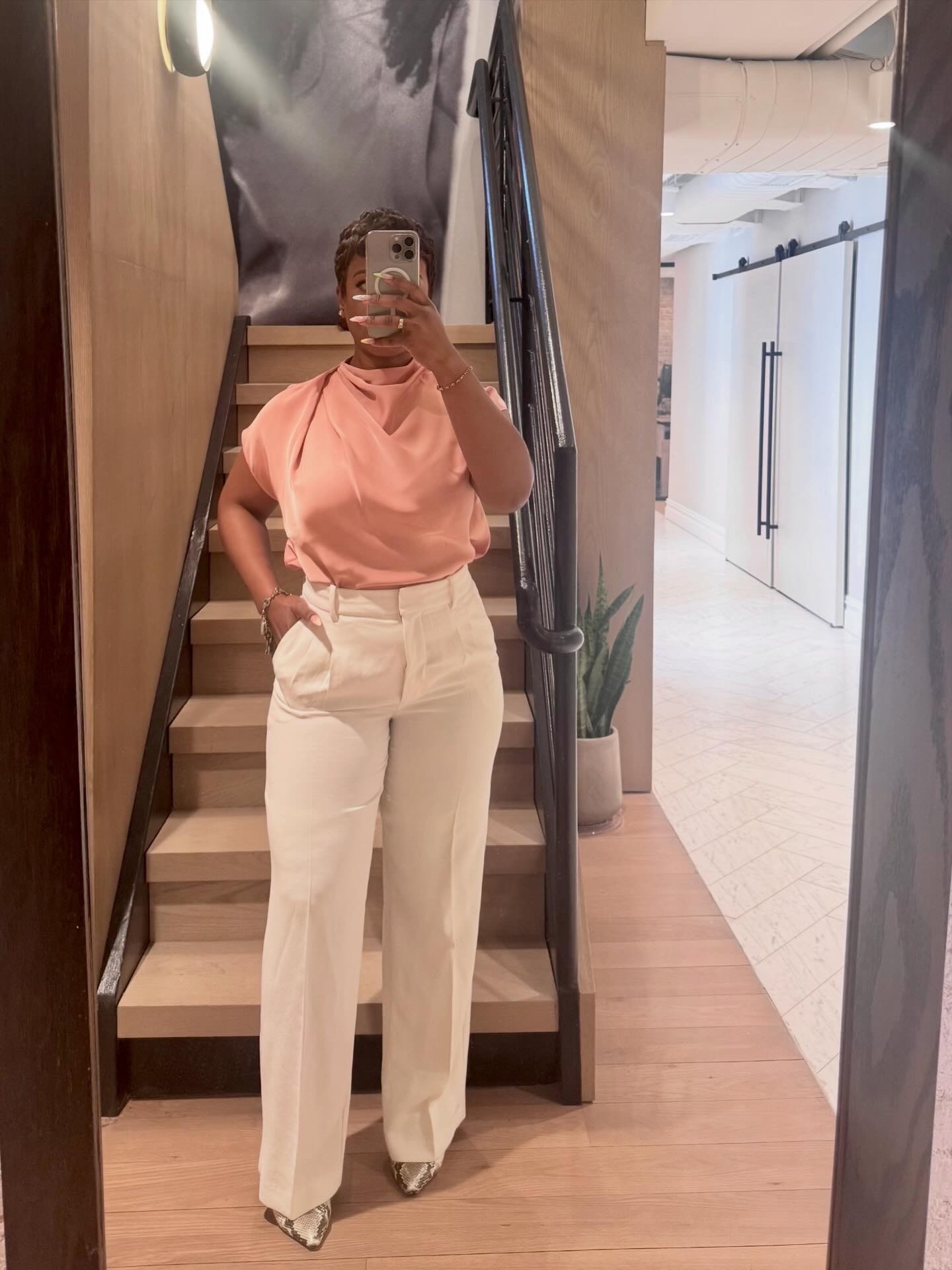 The great fashion struggle of my life has been finding tops I love. So, imagine my joy finding this drapey number in this beautiful shade. Spring ready…despite the temp in New York 🫩

#LTKootd