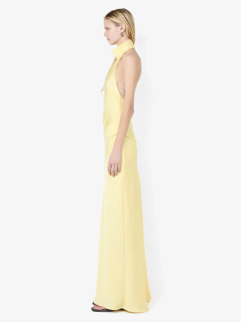 LISETTE HALTER MAXI DRESS - CITRON | Bec & Bridge (Global)
