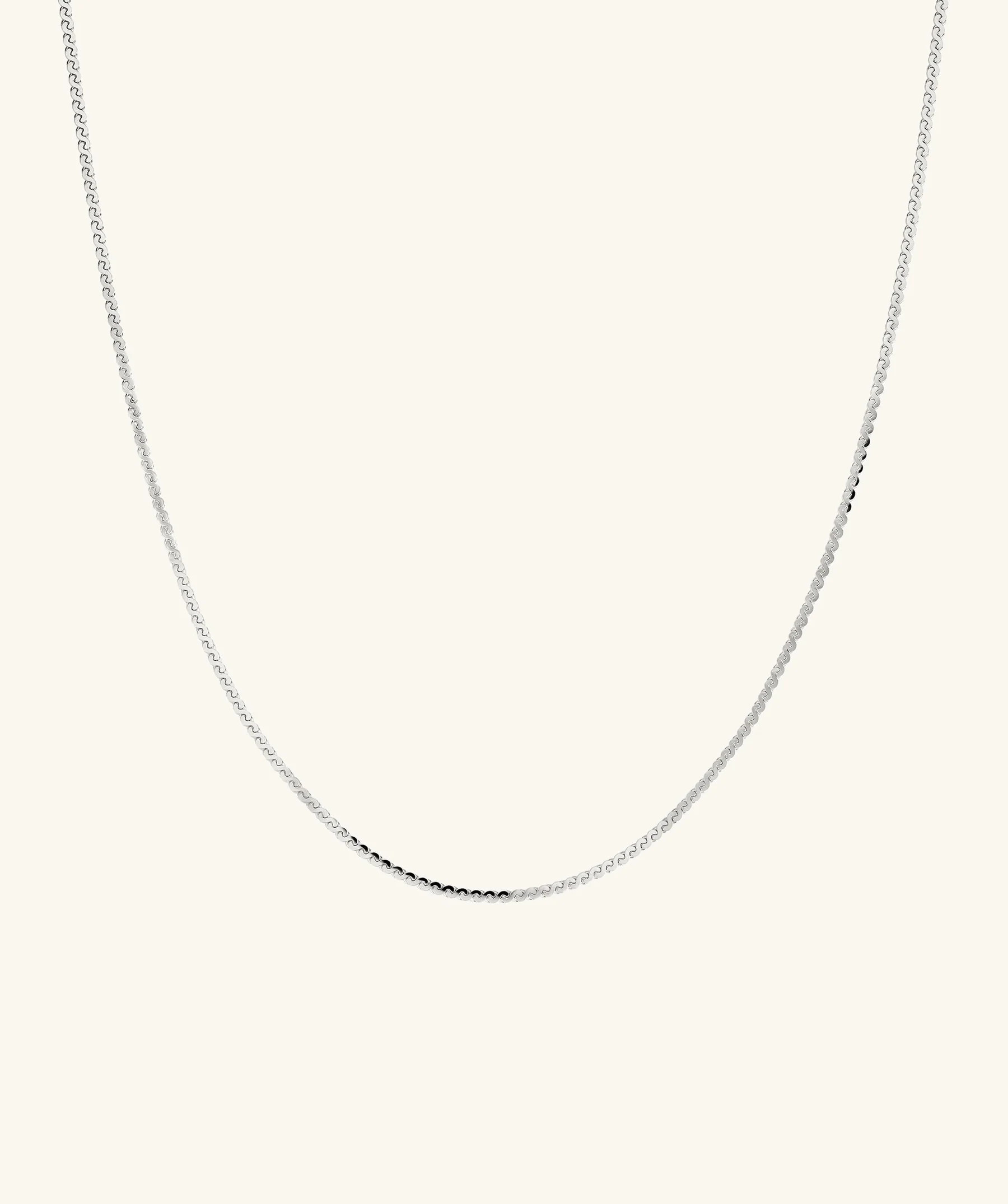Serpentine Chain Necklace | Mejuri Fine Crew