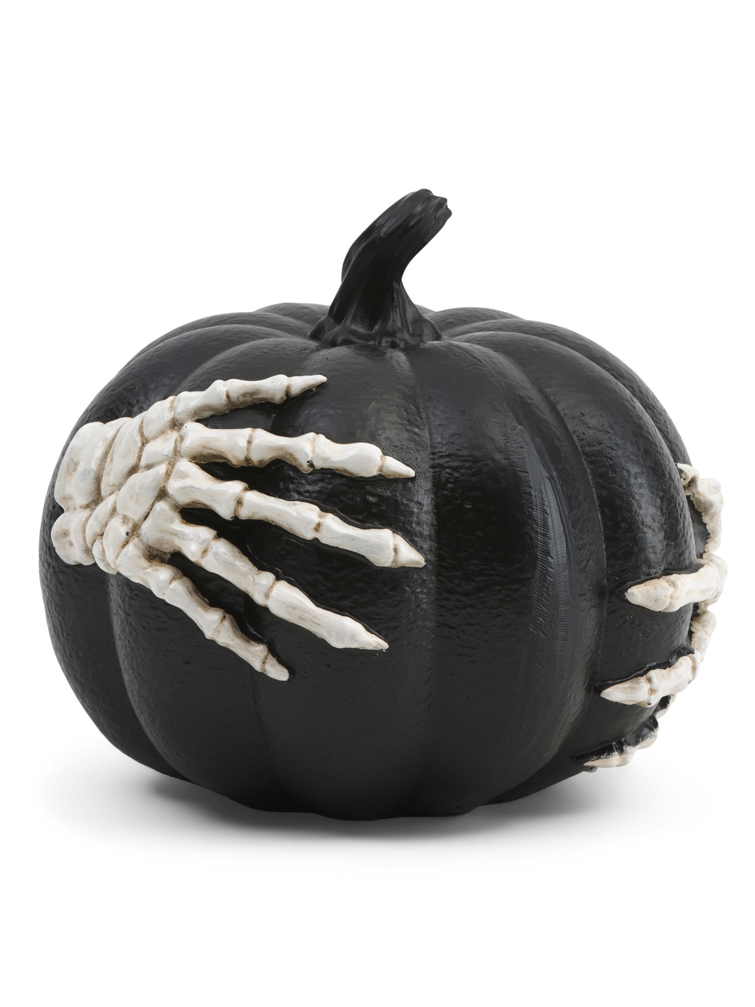 10in Pumpkin With Skeleton Hands | TJ Maxx